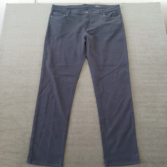 Faherty Stretch Terry 5 Pocket Pant Men’s Size 42x33 Mid Rise Pants Navy Office - Picture 1 of 11